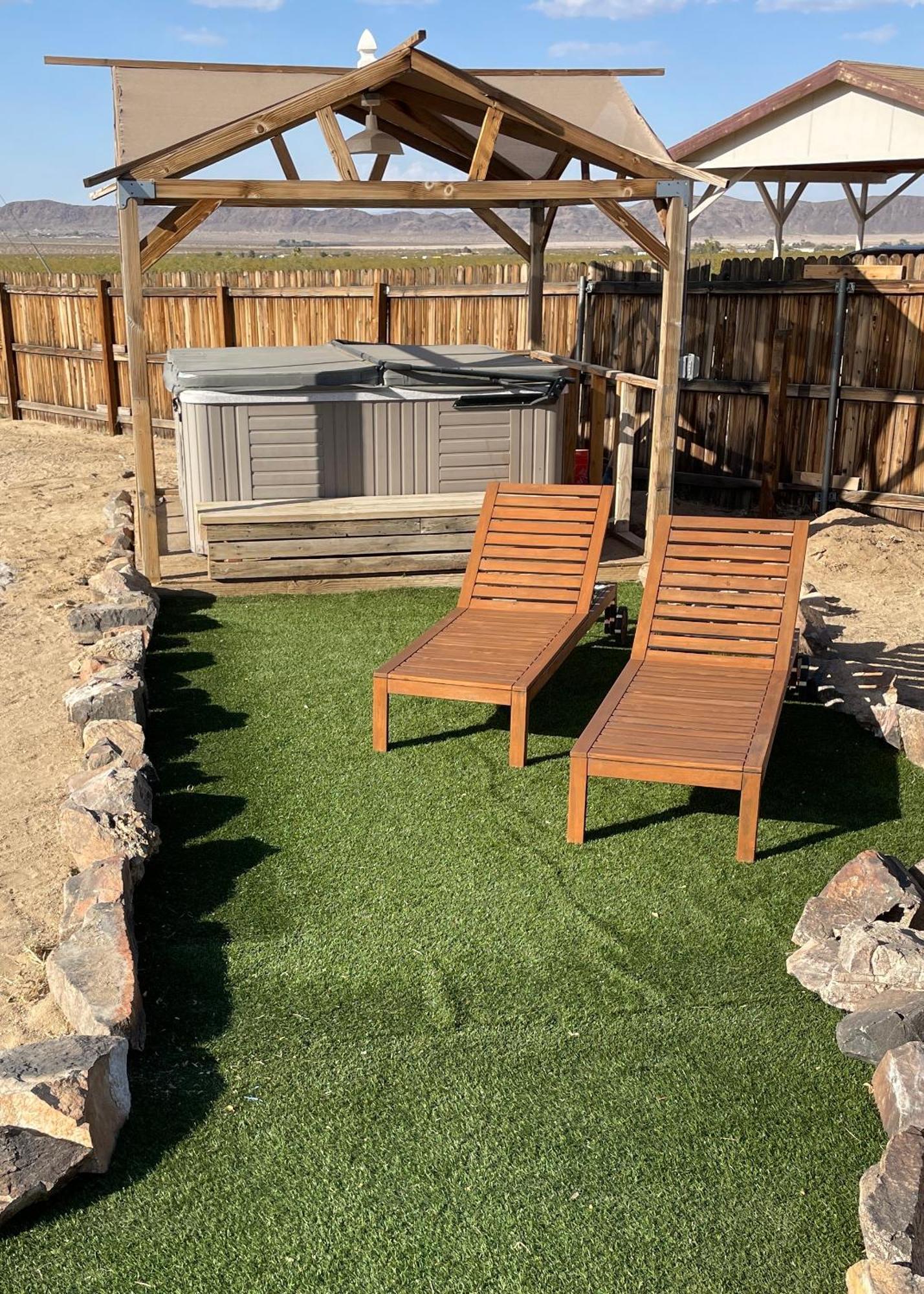 Twin Palms Desert Getaway - Jacuzzi, Fire Pit, Meditation Room & More Joshua Tree Bagian luar foto