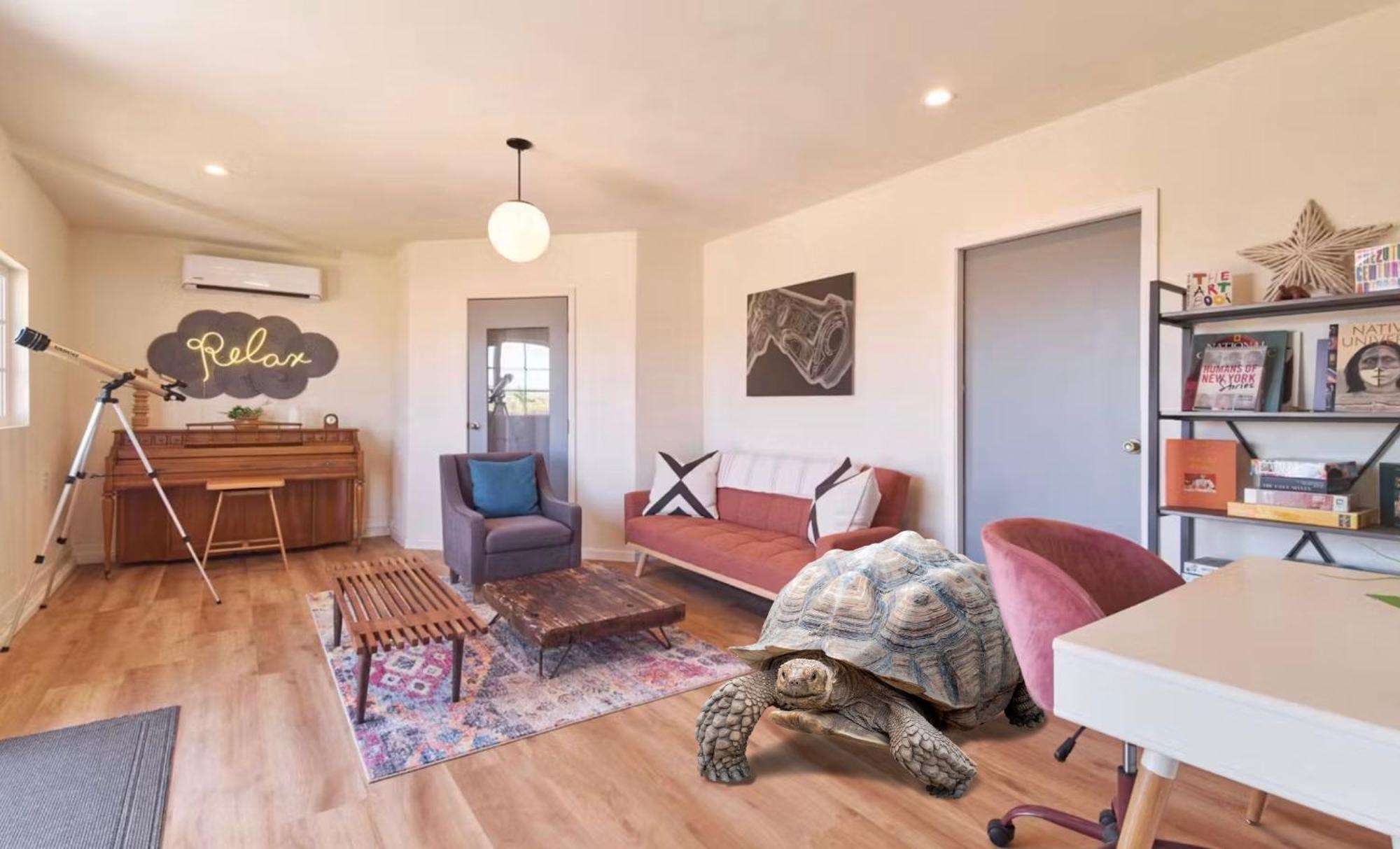 Twin Palms Desert Getaway - Jacuzzi, Fire Pit, Meditation Room & More Joshua Tree Bagian luar foto